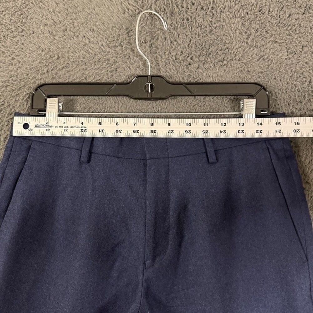 J Crew Dress Pants Mens 30x30 Blue Ludlow Slim Fit Vitale Barberis Canonico Wool - Picture 3 of 14